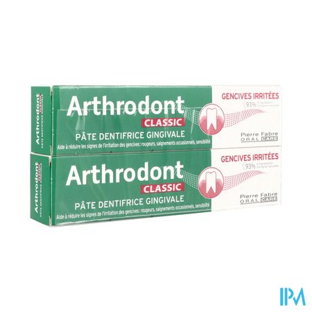 Arthrodont Classic Pate Dentifrice Tube 75ml X2
