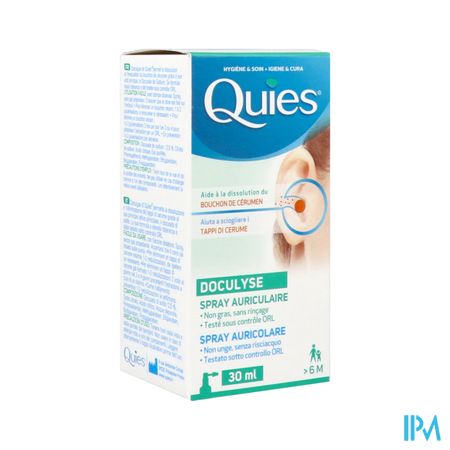 Quies Doculyse Solution Auriculaire Spray Pulverisation 30ml