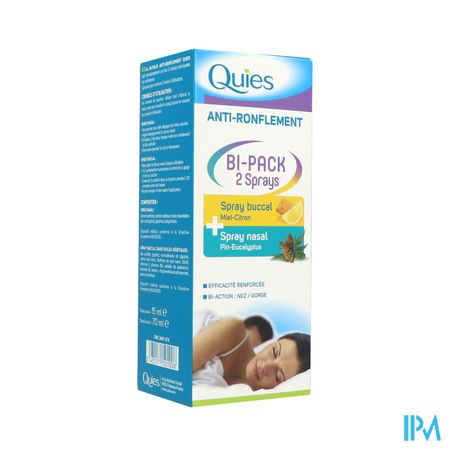 Quies A/ronflem.bipack Spray Nasal 15ml+buccal70ml