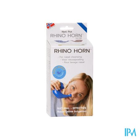 Rhino Horn Adulte Appareil Pour Lavage Des Fosses Nasales Bleu