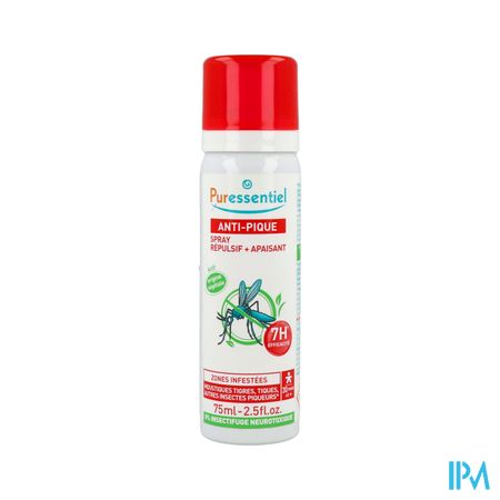Puressentiel Spray Repulsif Antipique Aux He Bio 75ml