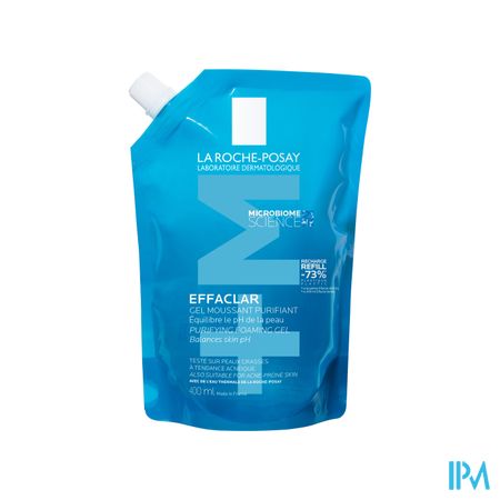 La Roche Posay Effaclar Gel Moussant Purifiant Eco Recharge 400ml