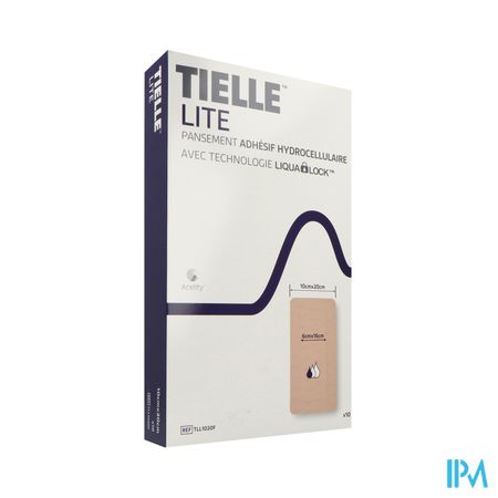 Tielle Lite Pansement 10cm X 20cm 10