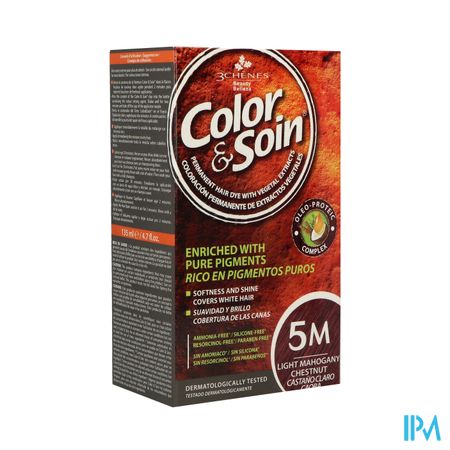 Color Soin 5m Chatain Clair Acajou Etui 60ml X2