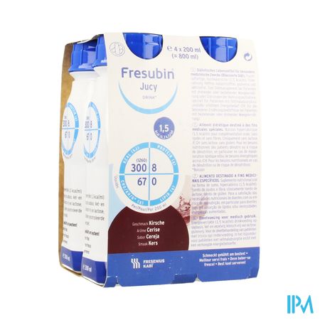Fresubin Jucy Drink Cerise 200ml X4
