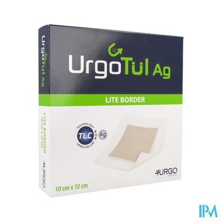 URGOTUL AG LITE BORDER 10X12CM 10