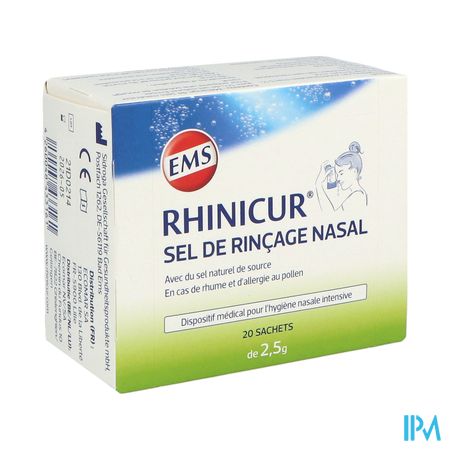 Rhinicur Sel De Rincage Nasal Sachet 2g5 20