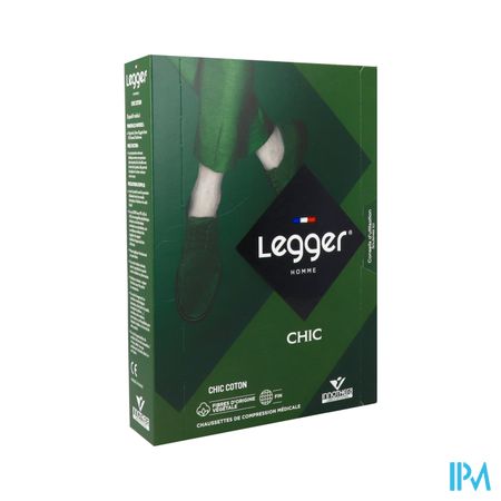 CH/LEGGER CHIC2 COTON H NOIR L2