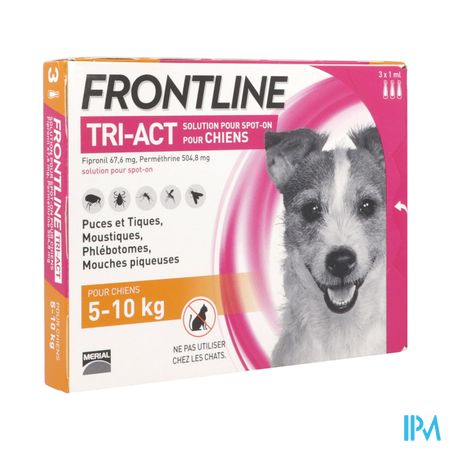 Frontline Tri Act Spot On Chien S Solution X3