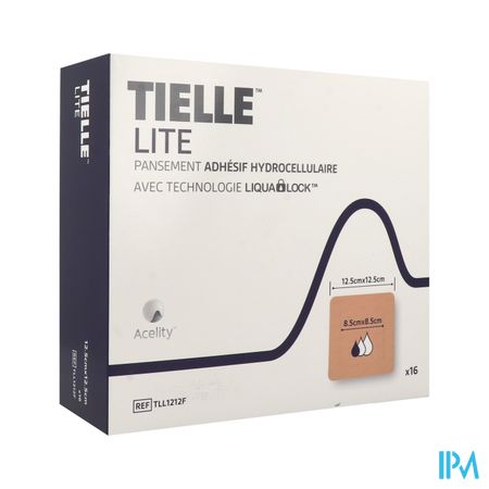 Tielle Lite Pansement 12cm5 X 12cm5 16