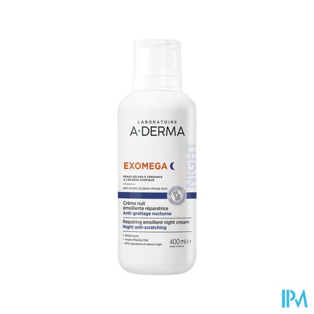 A-DERMA EXOMEGA CONT CR NUIT 400ML