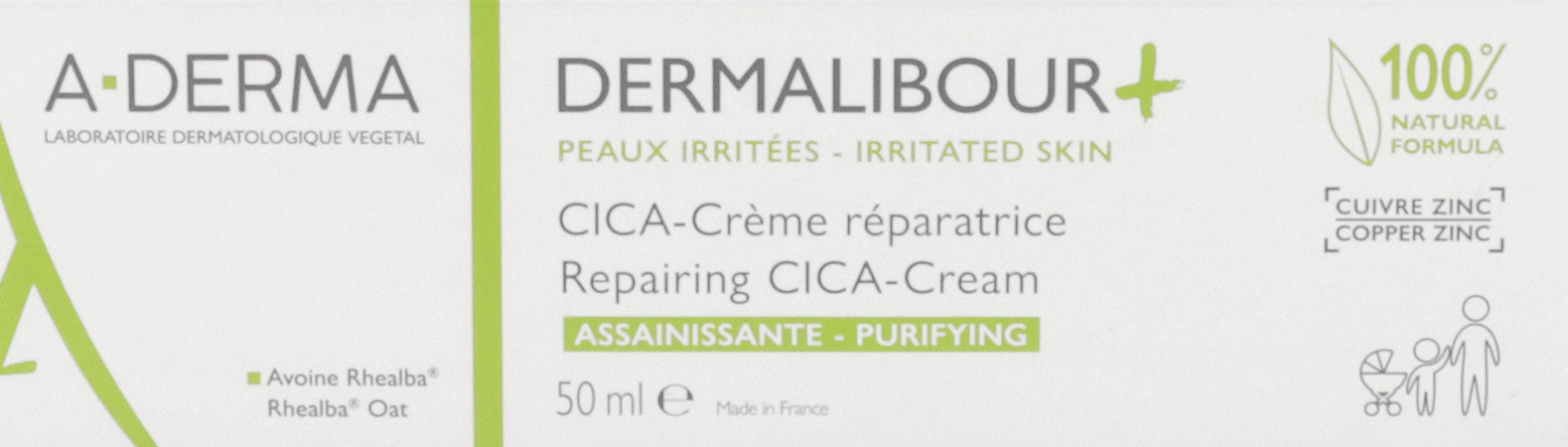 A-DERMA DERMALIBOUR+ CICA CR REP50
