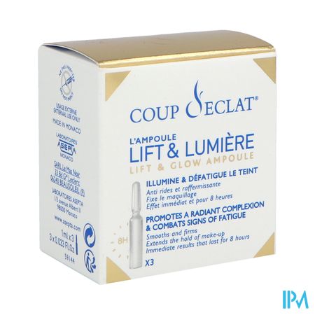 COUP-D-ECLAT LIFT & LUM AMP 3X1ML