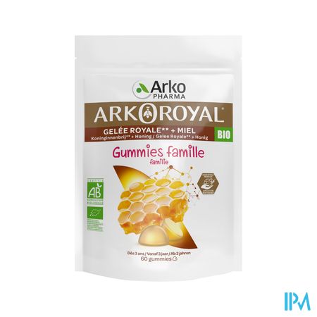 Arkopharma Arkoroyal Gummies Famille Bio Sachet 60