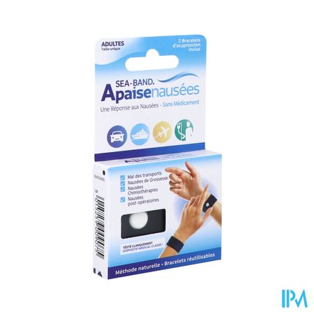 SEA-BAND BRACEL NAUS ADULTE NOIR 2