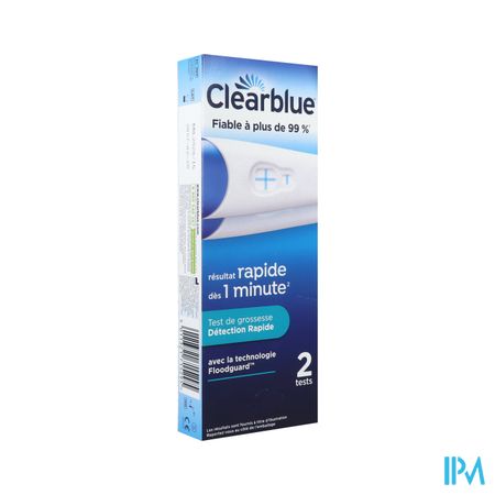 Clearblue Test De Grossesse Detection Rapide X2