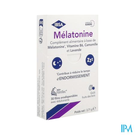 Ibsa Melatonine Filmtec Film Orodispersible 30