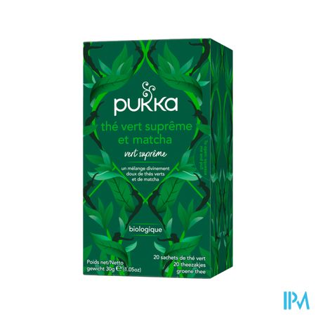 Pukka The Vert Matcha Supreme Bio Sachet 20