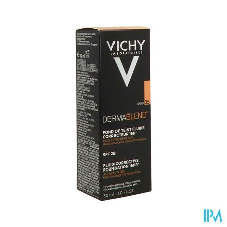 Vichy Dermablend Fluide Fond De Teint Correcteur 35 Sand 30ml