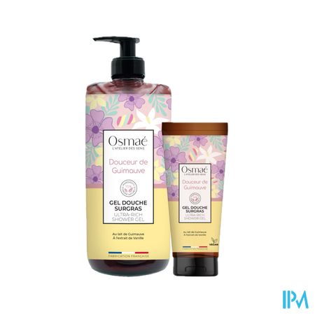 Osmae Gel Douche Surgras Douceur De Guimauve 1l