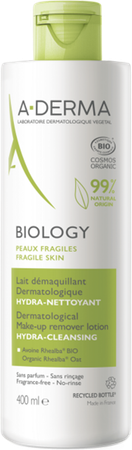 A Derma Biology Lait Demaquillant Dermatologique Hydra Nettoyant 400ml