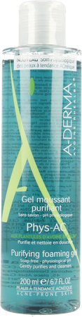 Aderma Phys-ac Gel Moussant Purifiant 200ml