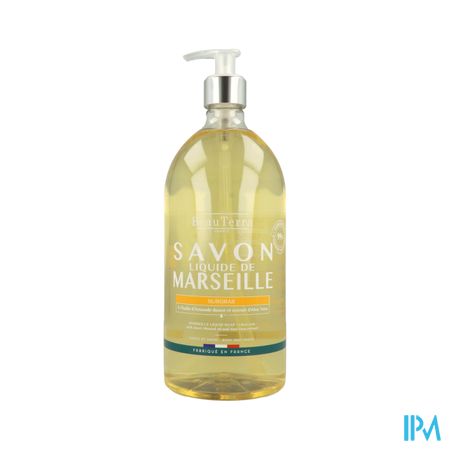 Beauterra Savon Liquide De Marseille Surgras Amande Douce 1l