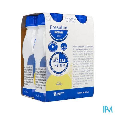 Fresubin Intense Drink Vanille 200ml X4