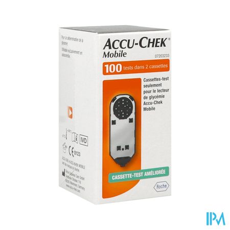 Accu Chek Mobile Cassette Bande Test 50 X2