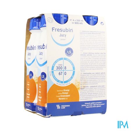 Fresubin Jucy Drink Orange 200ml X4