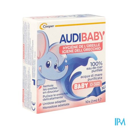 Cooper Audibaby Solution Auriculaire Sterile Unidose 2ml X10