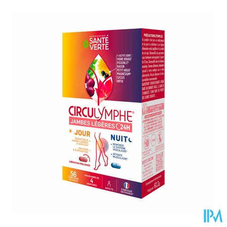 Sante Verte Circulymphe Jour Nuit Comprime 56