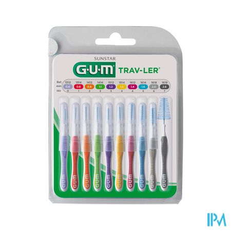 Gum Travler Brossette Interdentaire Pack X10