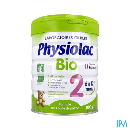 PHYSIOLAC LAIT BIO2 PDR 800G