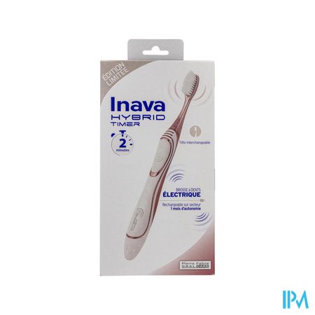 Inava Hybrid Timer Brosse A Dents Electrique Rose Gold