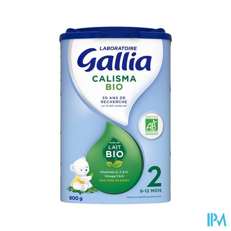 GALLIA CALISMA 2 LAIT PDR BIO 800G