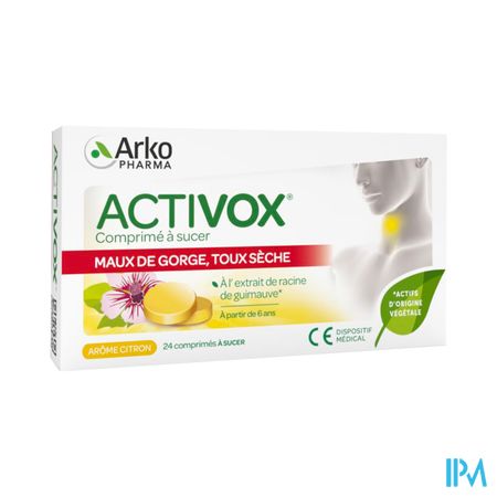 Arkopharma Activox Comprime A Sucer Citron 24