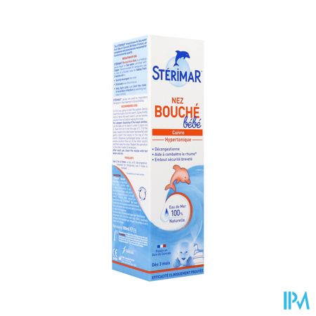 Sterimar Bebe Nez Bouche Solution Nasale 100ml