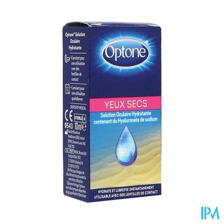 Optone Solution Oculaire Hydratante Yeux Sec 10ml