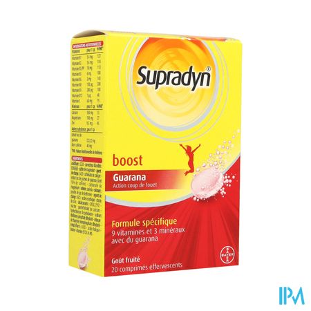 Supradyn Boost Comprime Effervescent 20