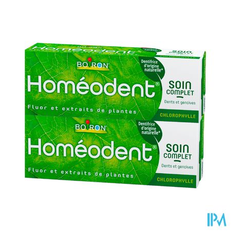 Homeodent Soin Complet Dents Et Gencives Anis Pate Dentifrice 75ml X2