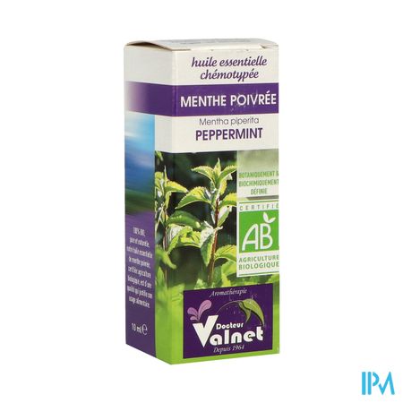 Valnet Huile Essentielle Menthe Poivree Bio 10ml