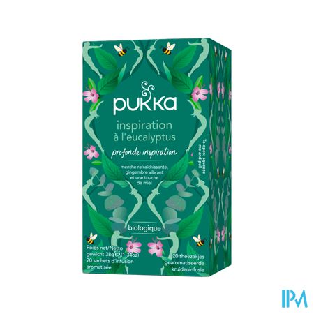 Pukka Infusion Inspiration A l'eucalyptus Bio Sachet 20