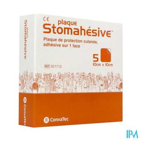 Stomahesive Plaque Adhesive 10cm X 10cm 3000 X5