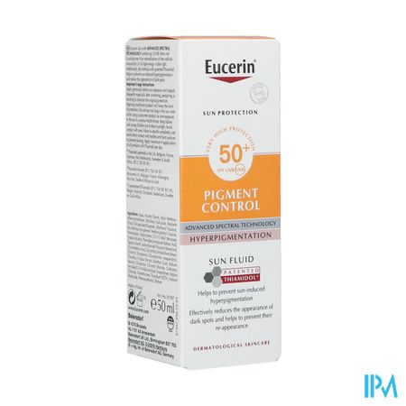 Eucerin Sun Pigment Control Fluid Ip50+ 50ml