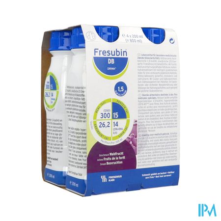 Fresubin Db Drink Fruits De La Foret 200ml X4