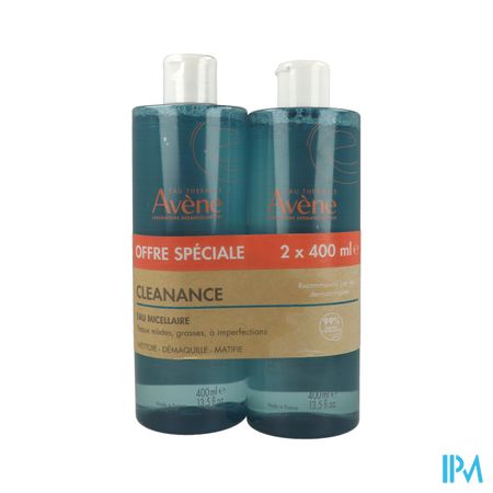AVENE CLEANANCE EAU MICELL 400MLX2
