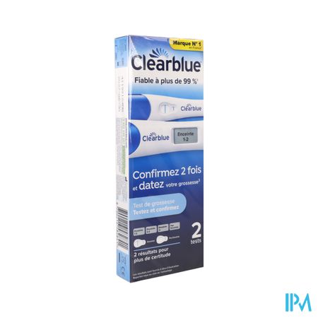 CLEARBLUE TEST GROSS TEST&CONF X2