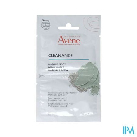 Eau Thermale Avene Cleanance Masque Detox Sachet 6ml X2