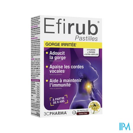3c Pharma Efirub Pastille Cola 30